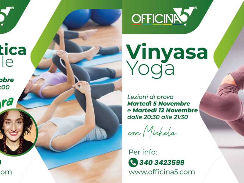 Lezione di prova Vinyasa Yoga e di Ginnastica Posturale