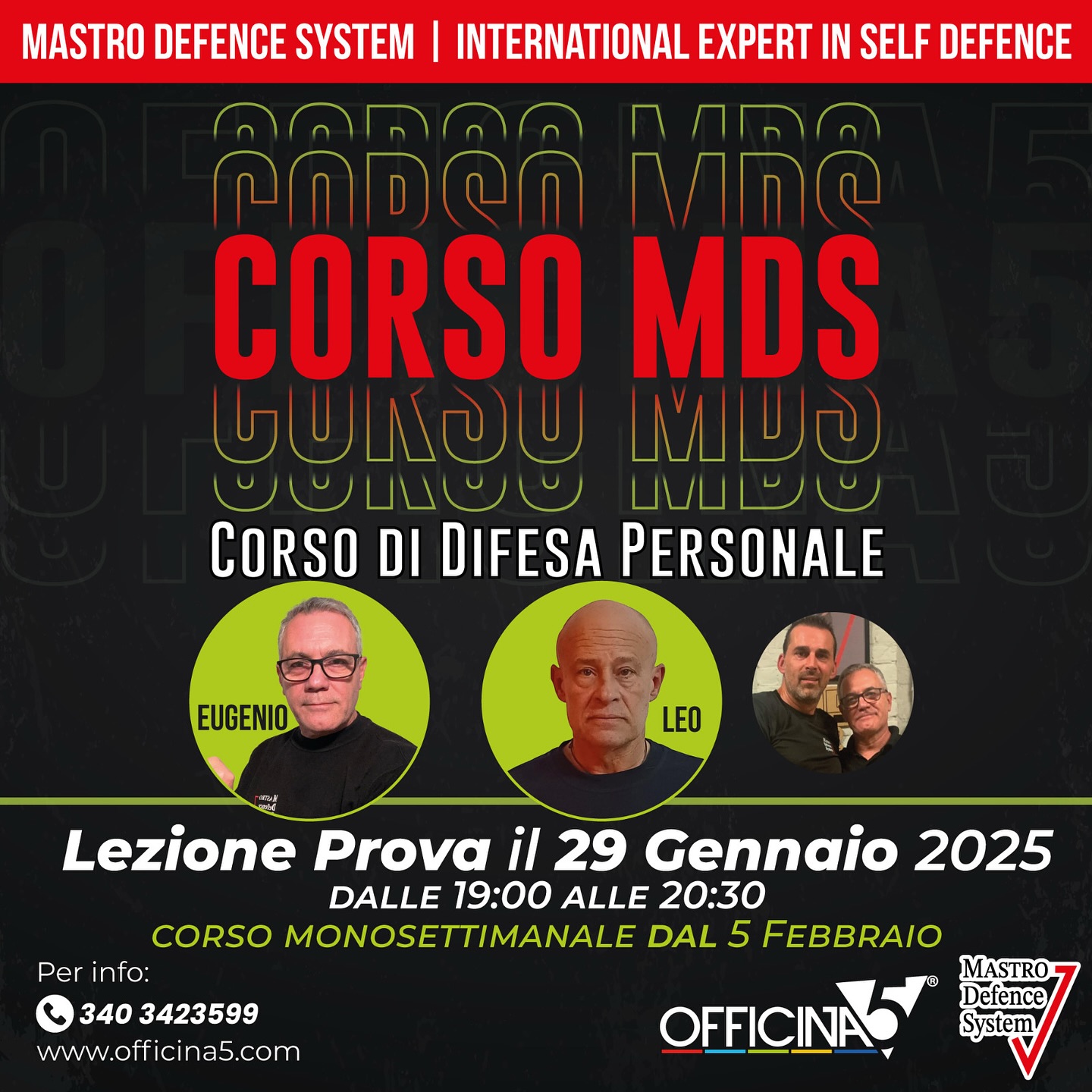 Corso di difesa personale - palestra Officina5 a Ipplis di Premariacco